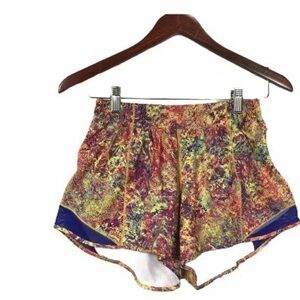 Lululemon RARE Hotty Hot Shorts Size 6 Seawheeze 2019 Woodland Spirit